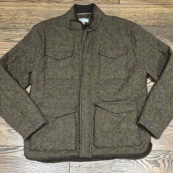 Peter Millar Wool Woven Coat Size XL - Picture 1 of 12